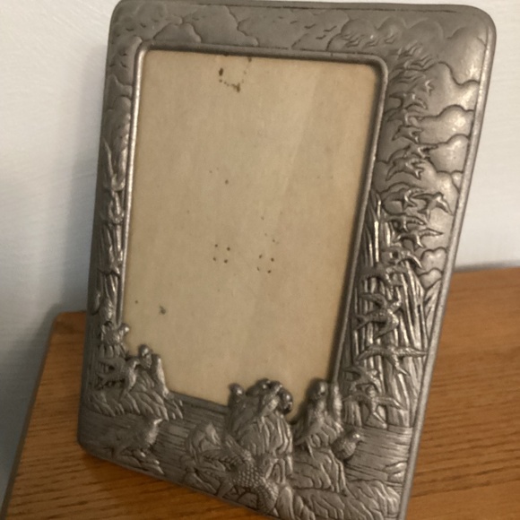 Vintage 1987 Arthur Court metal bird frame - Picture 2 of 5